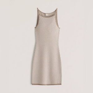 Abercrombie checkered knit dress